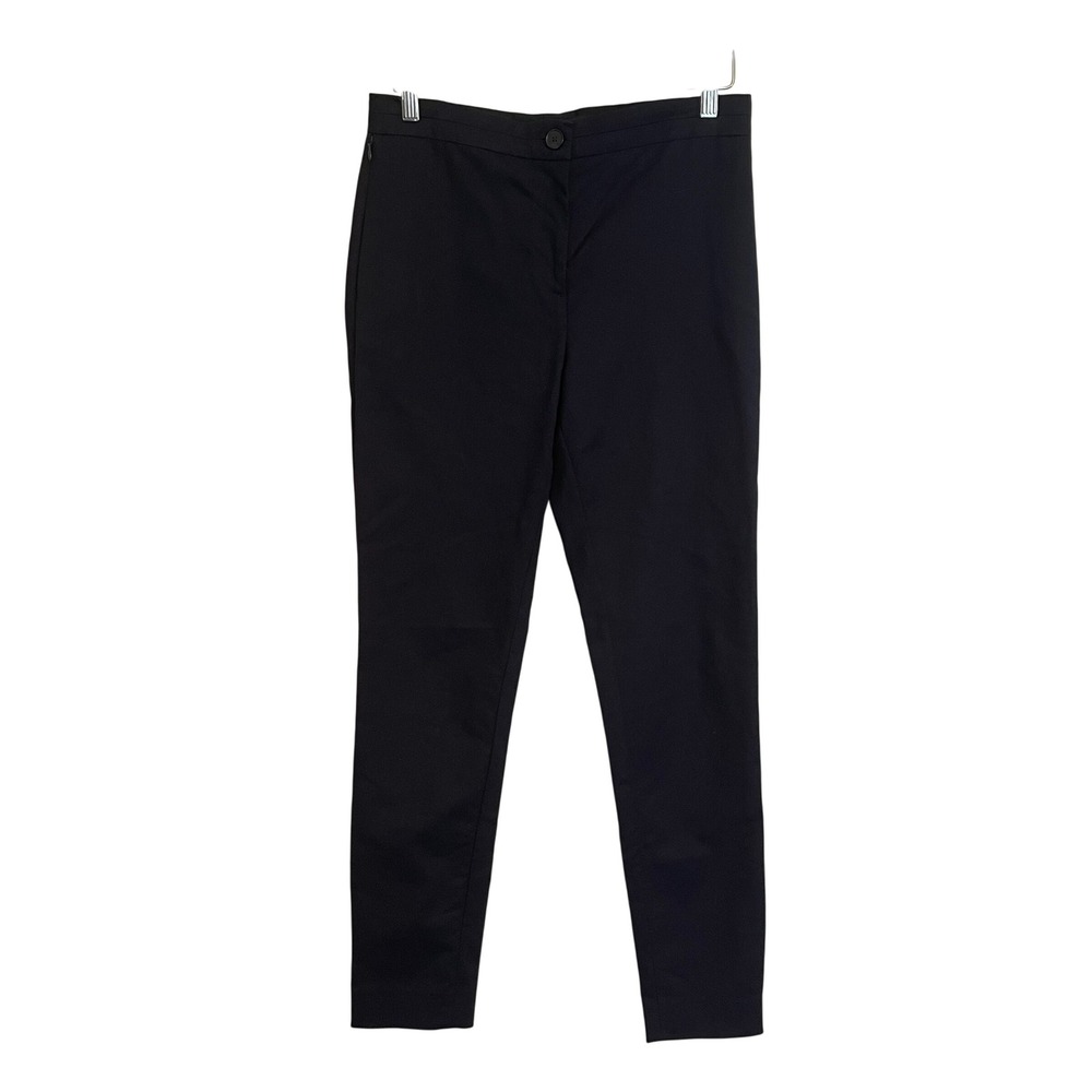 COS Womens Slim Fit Tapered Trousers Black‎ Size 8 Mid Rise Dress Pants